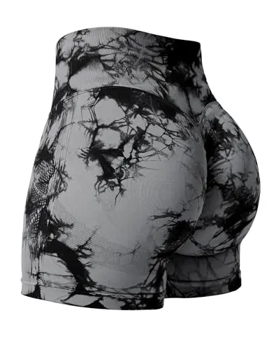 YEOREO women's professional workout scrunch shorts