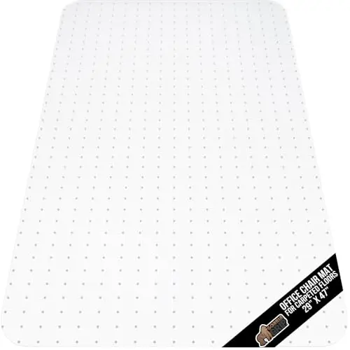 GORILLA GRIP slip resistant chair mat on medium pile carpet