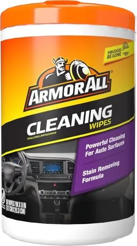 Armor All 90-count car interior cleaning wipes canister