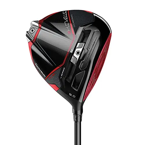 TaylorMade Stealth2 Plus Driver showing carbon face and sleek black design