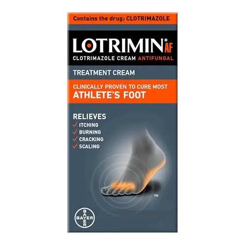 Lotrimin AF antifungal cream for athlete's foot