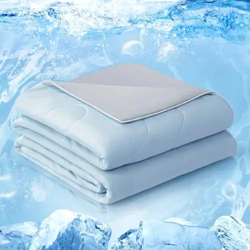 EASELAND cooling comforter in blue