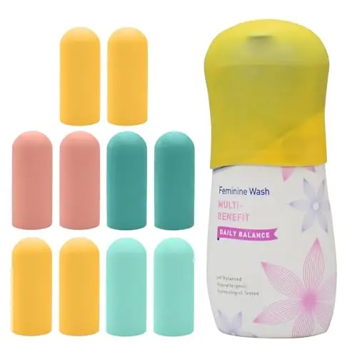 TRANOMOS colorful silicone travel bottle covers for leak proofing