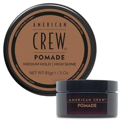American Crew Pomade in classic white container