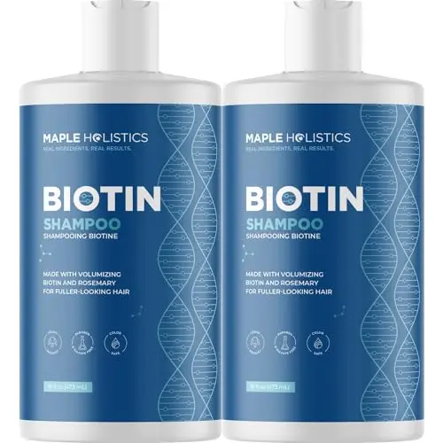Maple Holistics Rosemary and Biotin Shampoo bottle