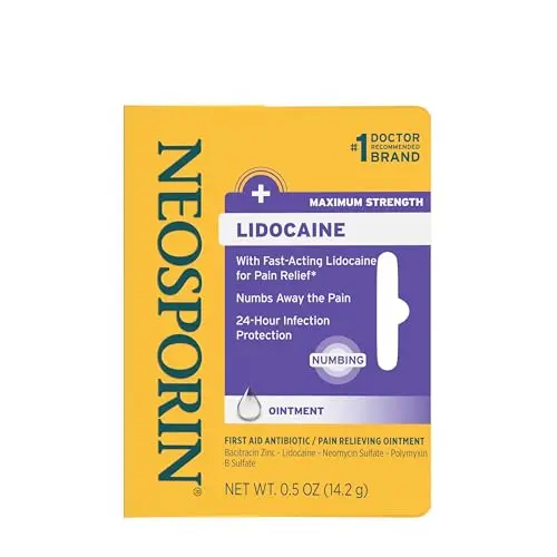 Neosporin plus Lidocaine pain relief ointment