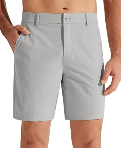 Libin men's 7-inch golf shorts showing hybrid casual and athletic design