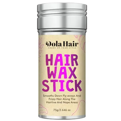Dolahair hair wax stick with peach scent for flyaway control
