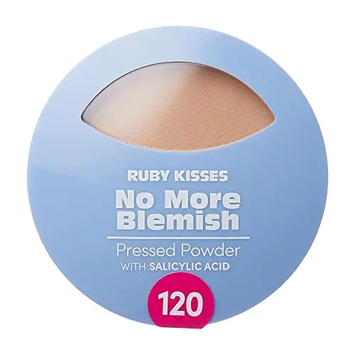 Ruby Kisses no more blemish pressed powder compact