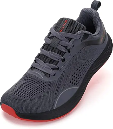 WHITIN men's zero drop wide toe box running shoes