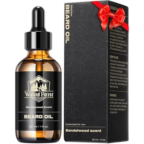 Waking Forest Sandalwood Beard Oil bottle