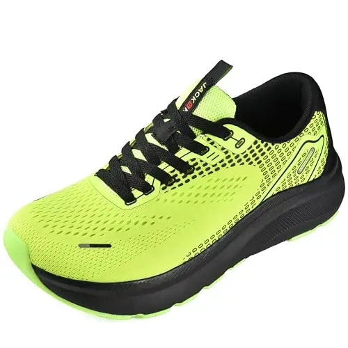 JACKSHIBO men's wide toe box shoes with arch support for tennis