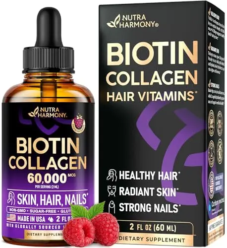 NUTRAHARMONY Liquid Biotin and Collagen drops