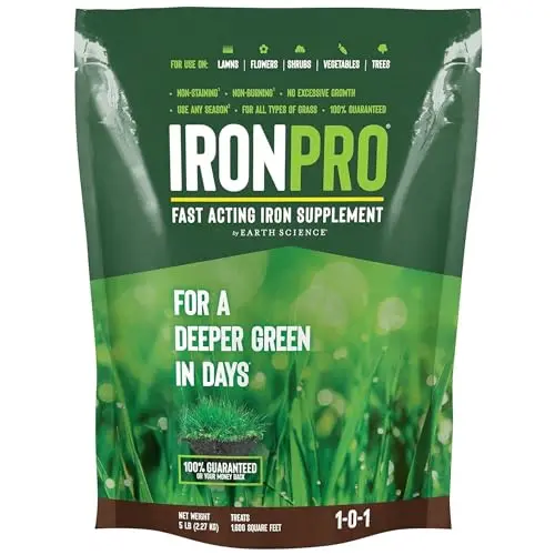 Earth Science IronPro lawn iron supplement bag