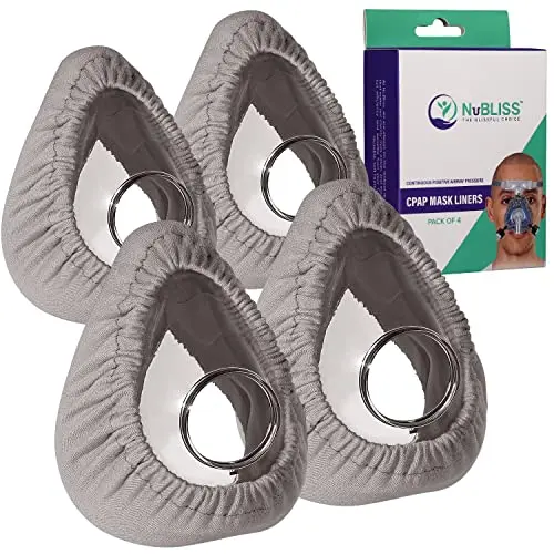 NuBliss CPAP mask liners pack of 4 for full face masks