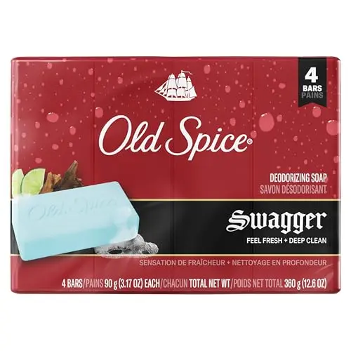 Old Spice Swagger bar soap with cedarwood and lime scent