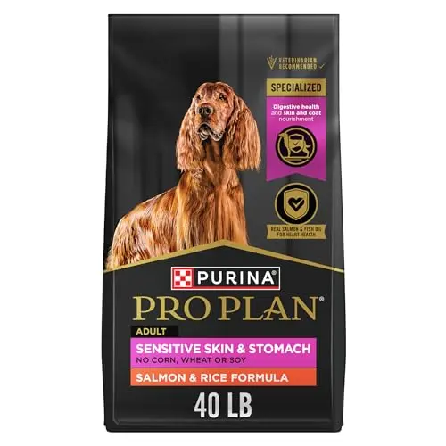 Purina Pro Plan sensitive skin and stomach dog food with salmon