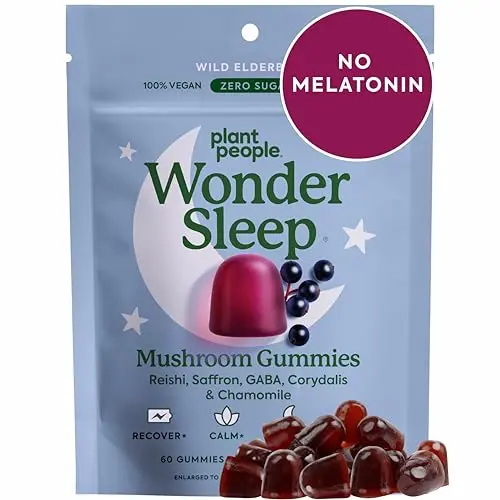 Plant People WonderSleep Mushroom Gummies for natural sleep support