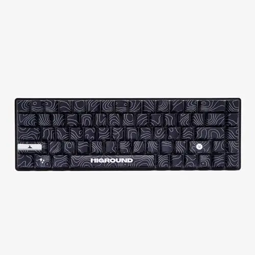 Higround Basecamp 65% mechanical gaming keyboard with transparent design