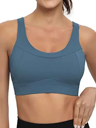RUNNING GIRL High Impact Sports Bra in navy blue