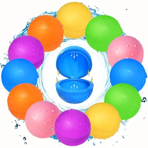 Kikidex reusable water balloons with magnetic sealing