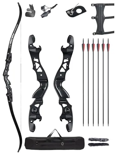 TOPARCHERY ILF takedown recurve bow with aluminum riser