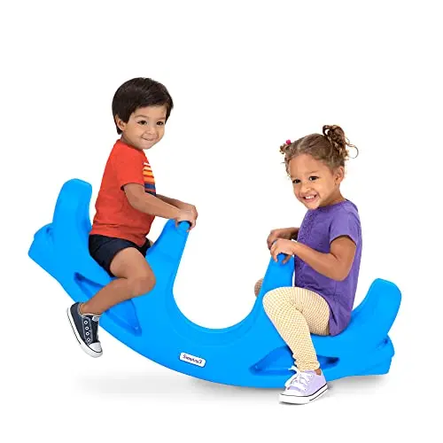 Simplay3 teeter totter seesaw that rocks and spins for toddlers