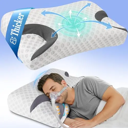 IKSTAR CPAP pillow with memory foam and mask cut-outs
