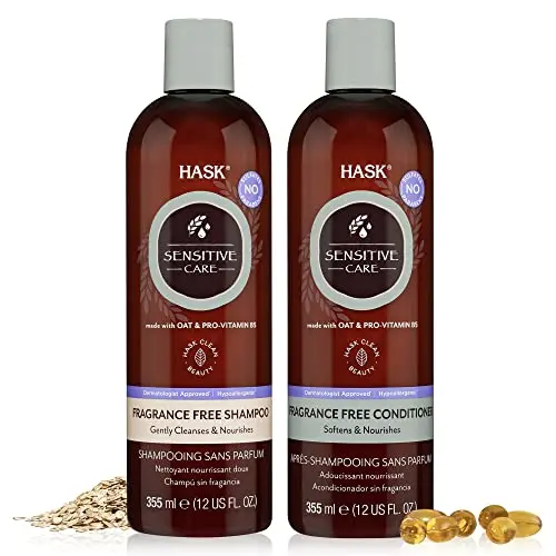HASK sensitive care shampoo and conditioner set