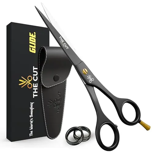 The Cut Factory black professional hair scissors