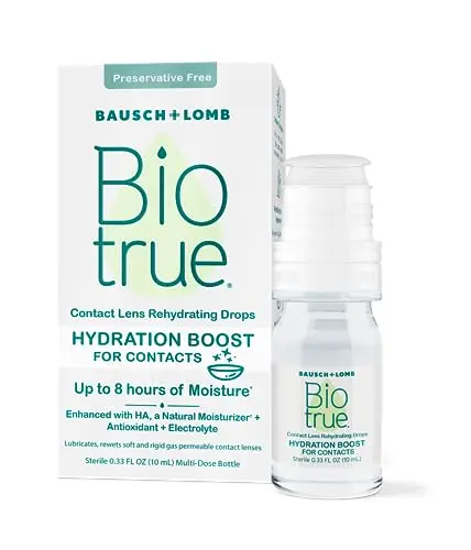 Biotrue Hydration Boost for Contacts preservative-free eye drops