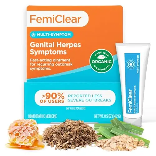 FemiClear genital herpes cream in discreet packaging