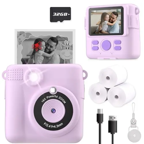 ESOXOFFORE instant print digital camera for kids