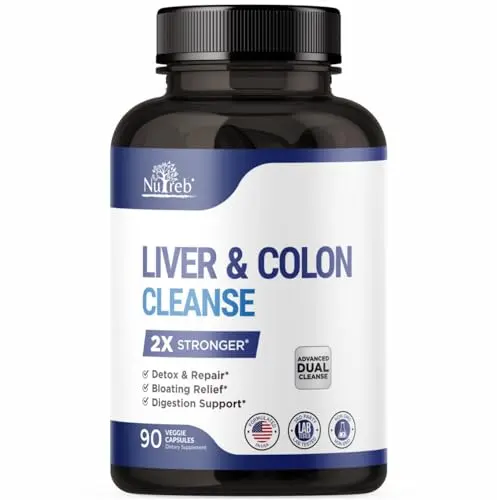 Nutreb liver and colon cleanse bottle