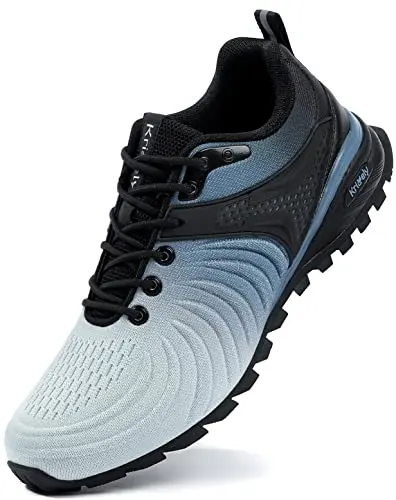 KRICELY Men's Walking Shoes in blue