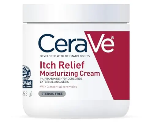 CeraVe Moisturizing Itch Relief Cream with Pramoxine Hydrochloride