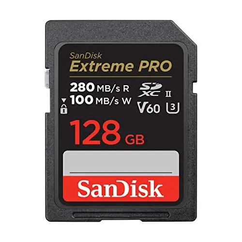 SanDisk Extreme PRO UHS-II SD card for 6K video