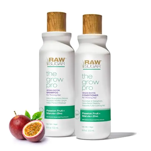 RAW SUGAR Grow Pro Shampoo and Conditioner Bundle