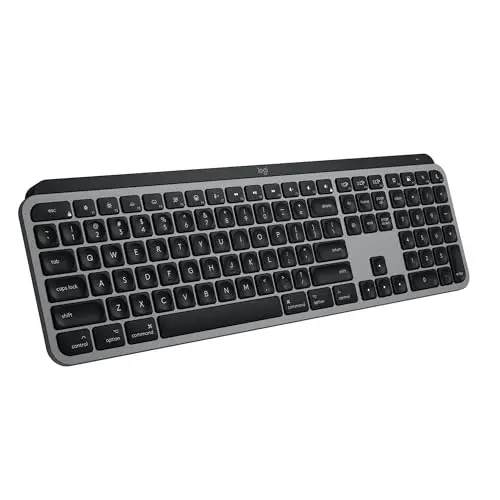 Logitech MX Keys S wireless keyboard for Mac in space grey
