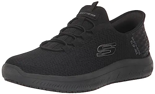 Skechers Summits Colsin Sr hands-free slip-in sneakers in black