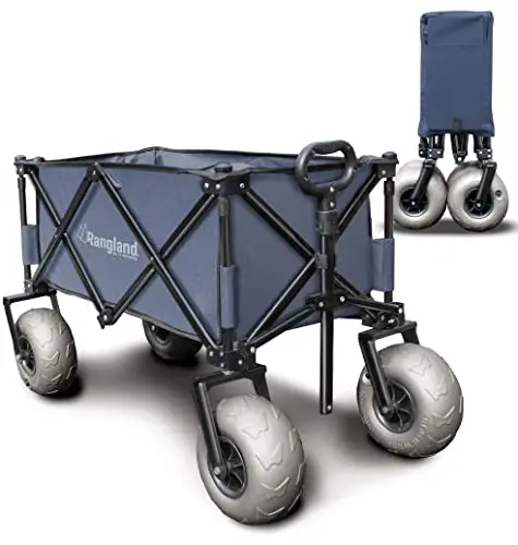 Rangland utility cart with balloon wheels