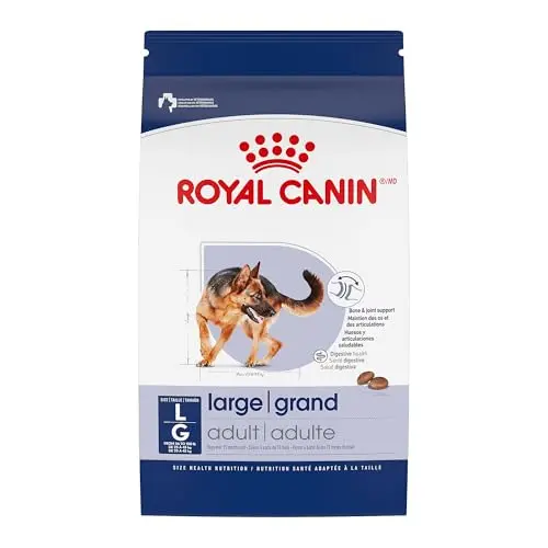 Royal Canin Large Breed Adult dry dog food bag