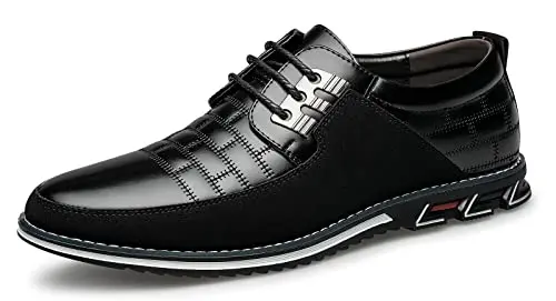 Men's Premium Leather Dress Shoes in black