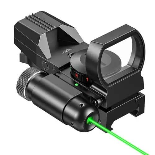 CVLIFE reflex sight with green laser and pressure switch