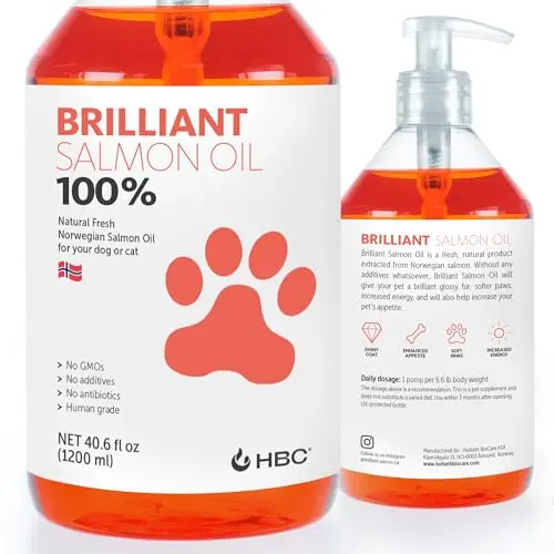 Brilliant Omega 3 Salmon Oil for cats and dogs