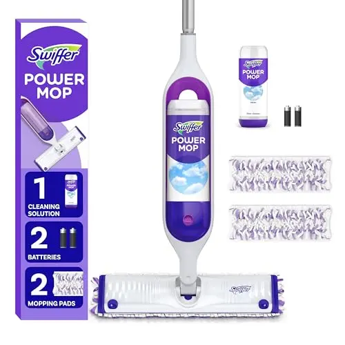 Swiffer PowerMop battery-powered spray mop for hardwood floors