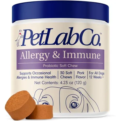 PetLab Co. allergy and immune probiotics soft chews for dogs