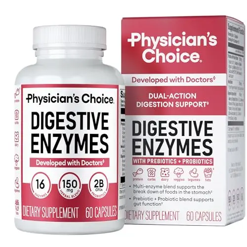 Physician's CHOICE Digestive Enzymes with prebiotics and probiotics