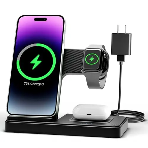 GETPALS 3-in-1 wireless charger stand for Apple devices