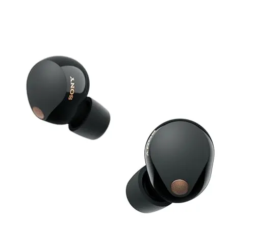 Sony WF-1000XM5 premium noise cancelling wireless earbuds in black